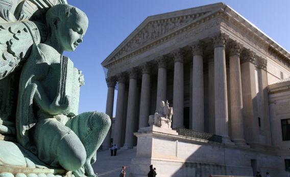 The Supreme Court building.